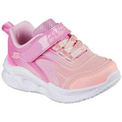 Baskets Skechers S Lights-skechers Sola Glow-, Rose, Enfants