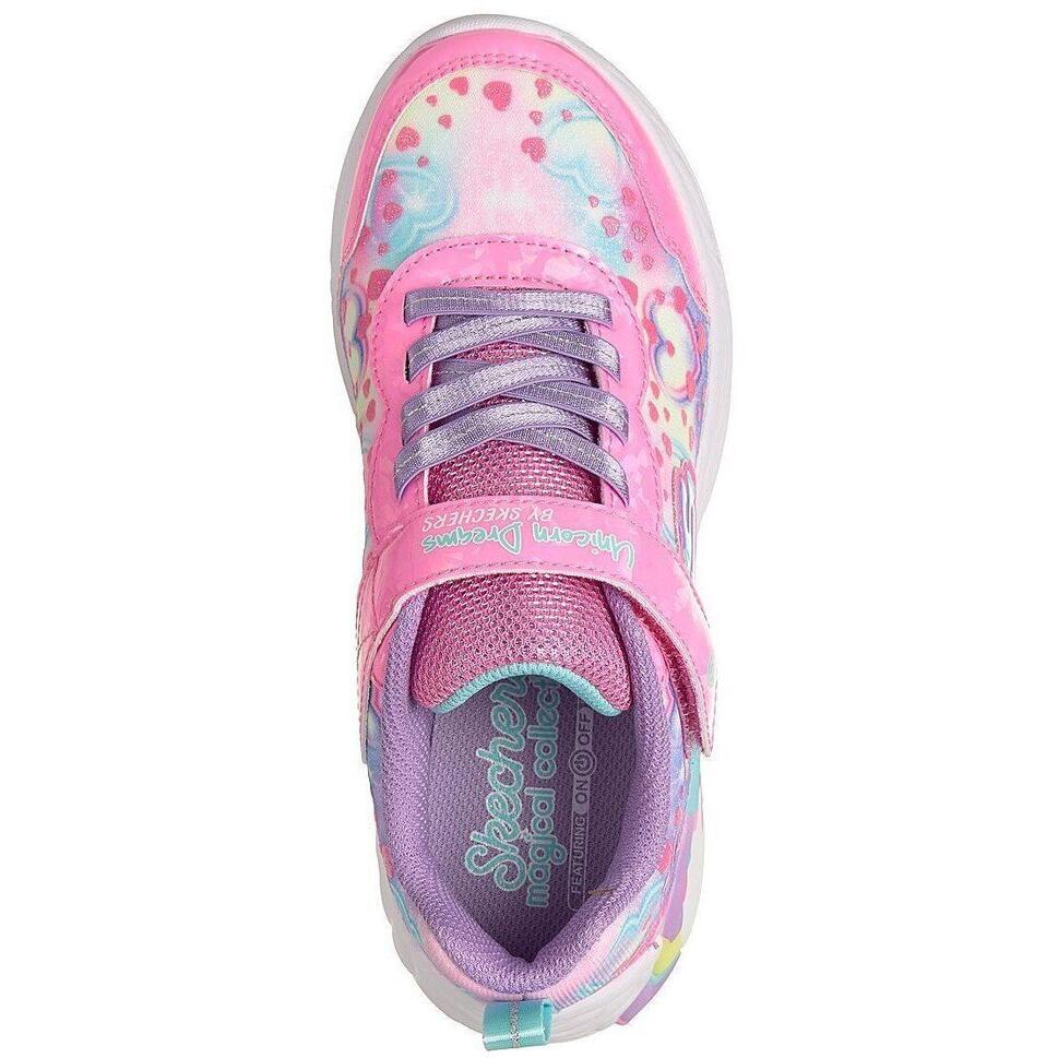 Adidasy Skechers S Lights-unicorn Dreams-hear, Dzieci