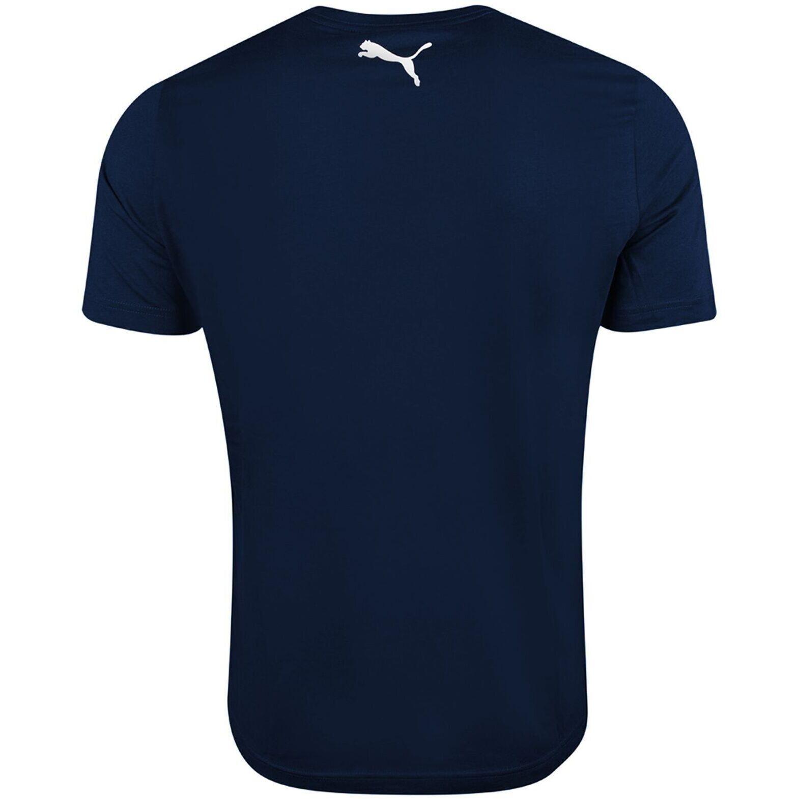 Maglietta Puma Junior Base T-shirt Navy 2-pack, Blu, Bambini 2/2