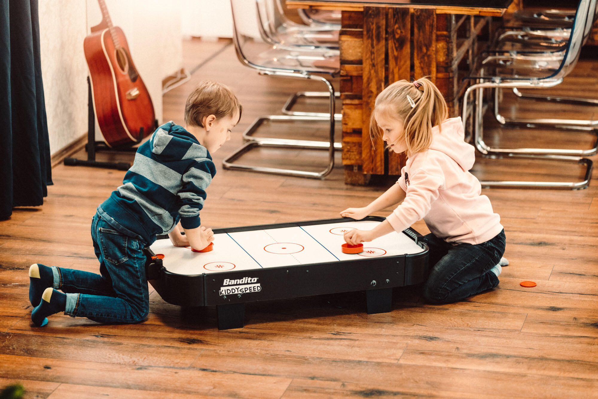 Table Air Hockey Mini - KiddySpeed - Noir 2/7