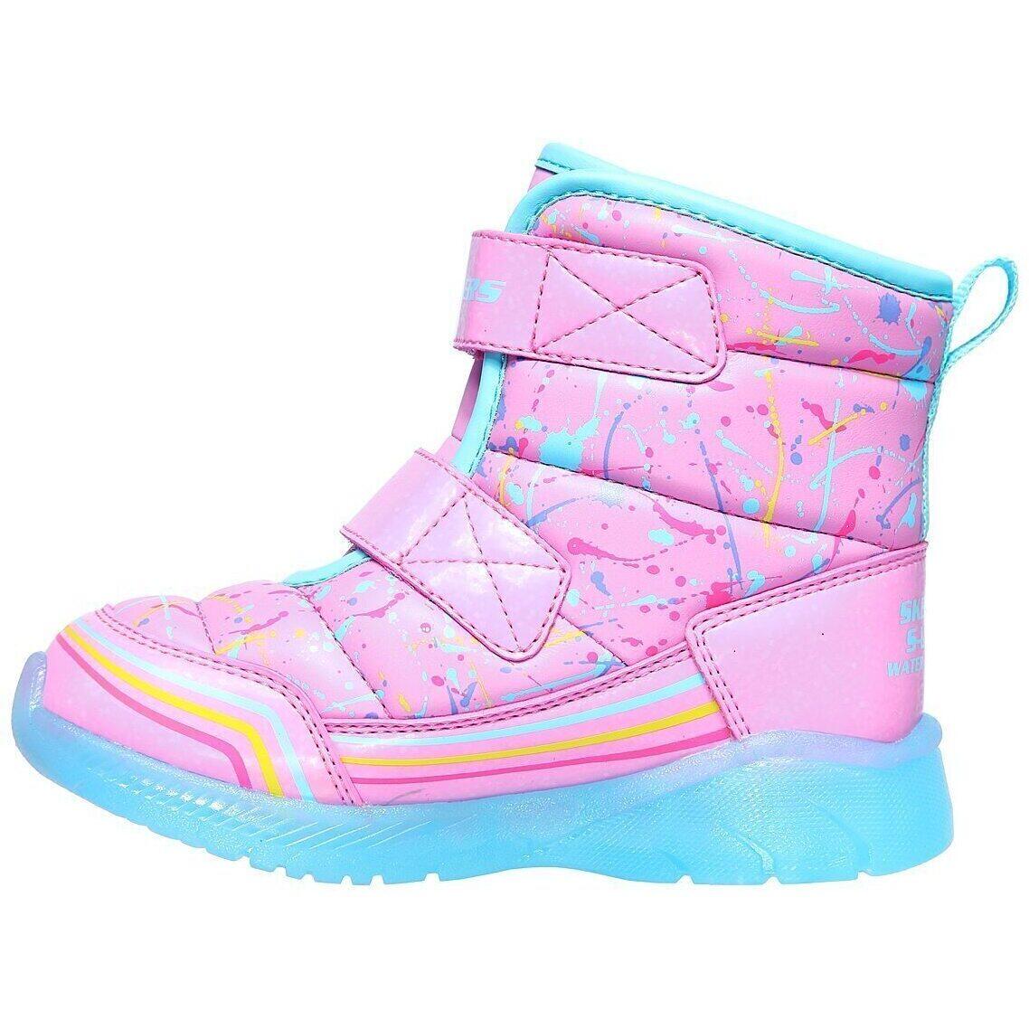 Bottes Skechers Lights Illumi, Rose, Enfants 5/5