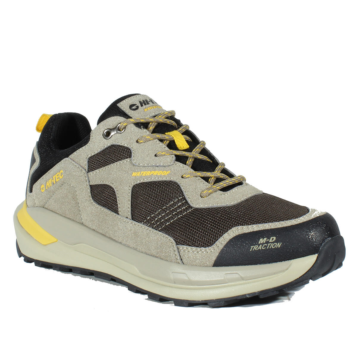 Sapatilhas Trekking Homem Hi-Tec Rodera Low WP Marrom Resistentes 6/7