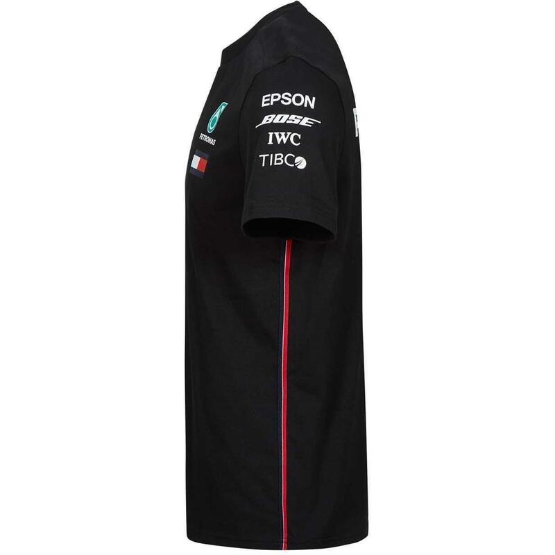 Tricou copii Mercedes Jr Mapm Rp Driver T-shirt, Negru