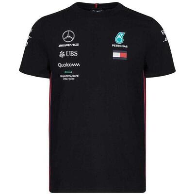 T-shirt mercedes jr mapm rp driver t-shirt, zwart, kinderen