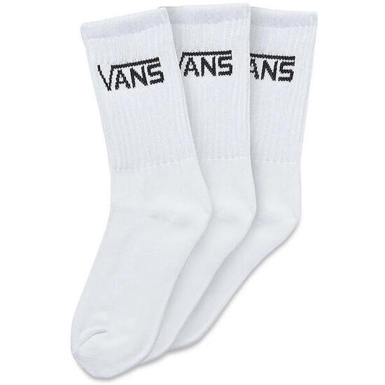 MEDIAS Vans Classic Crew 3 Pair Pack, Blanco, Niños