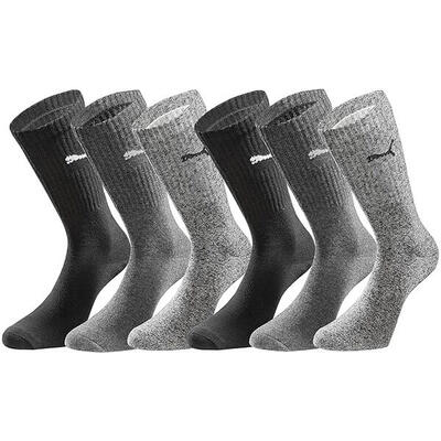 Sokken puma crew socks 6-pack. veelkleurig. uniseks