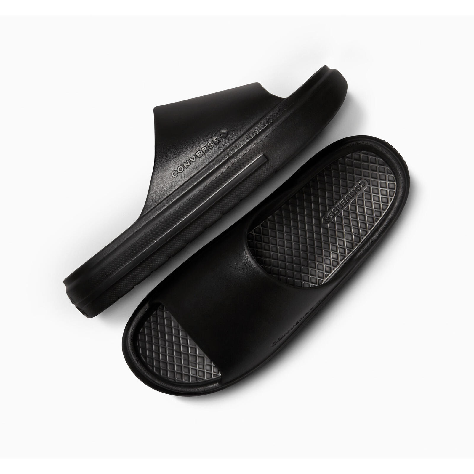 Schiaffi Converse Essential Slide, Nero, Unisex 2/7