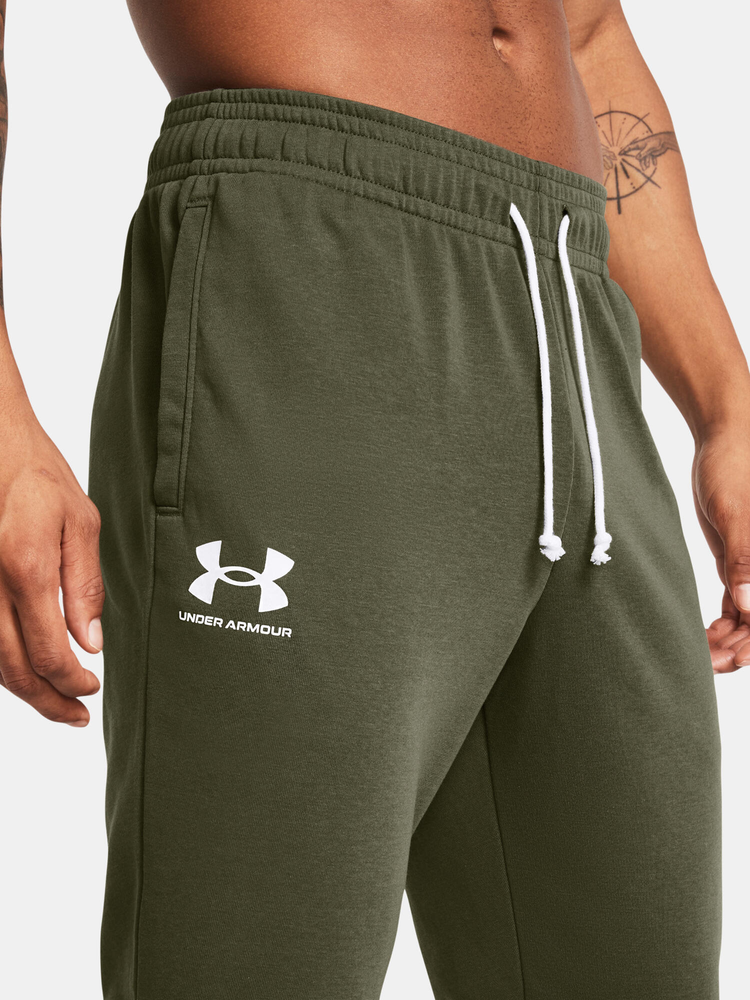 Spodnie męskie Under Armour Rival Terry Jogger 5/6