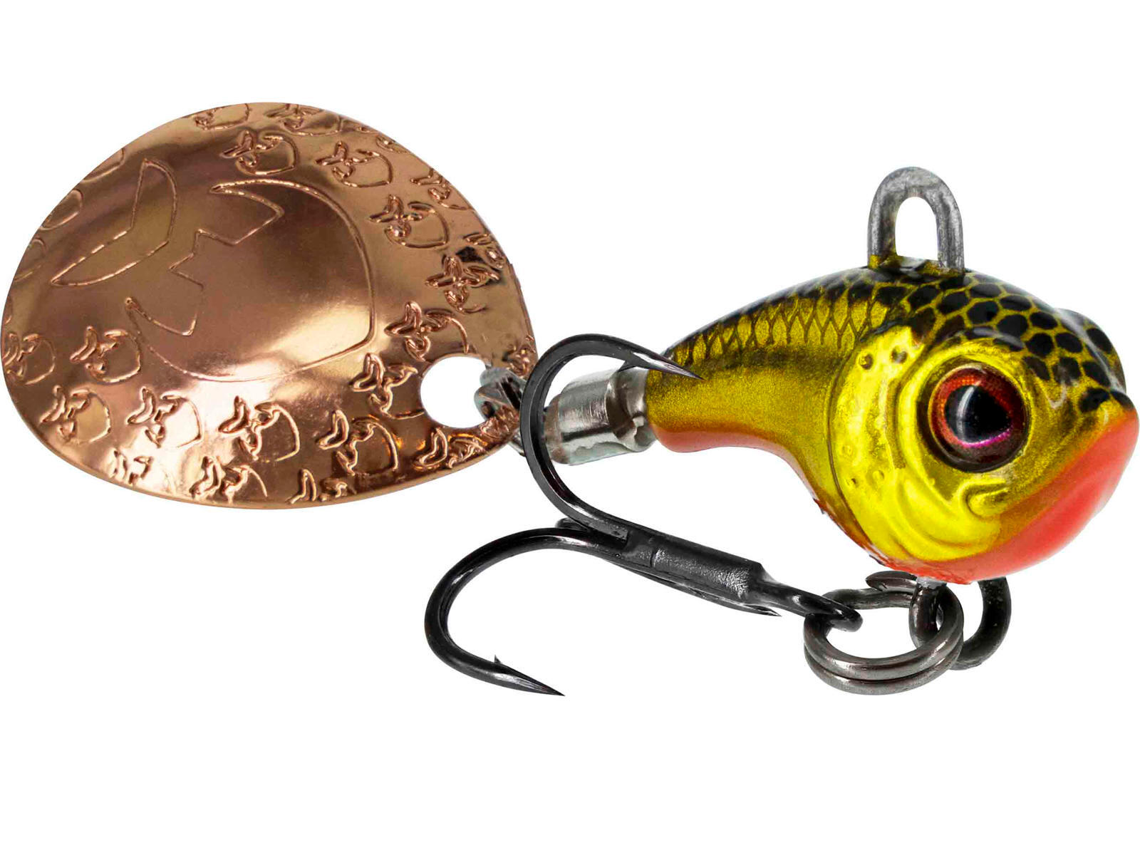 DROPBITE TUNGSTEN SPIN TAIL JIG 2,2CM 18G FIRETIGER 2/3
