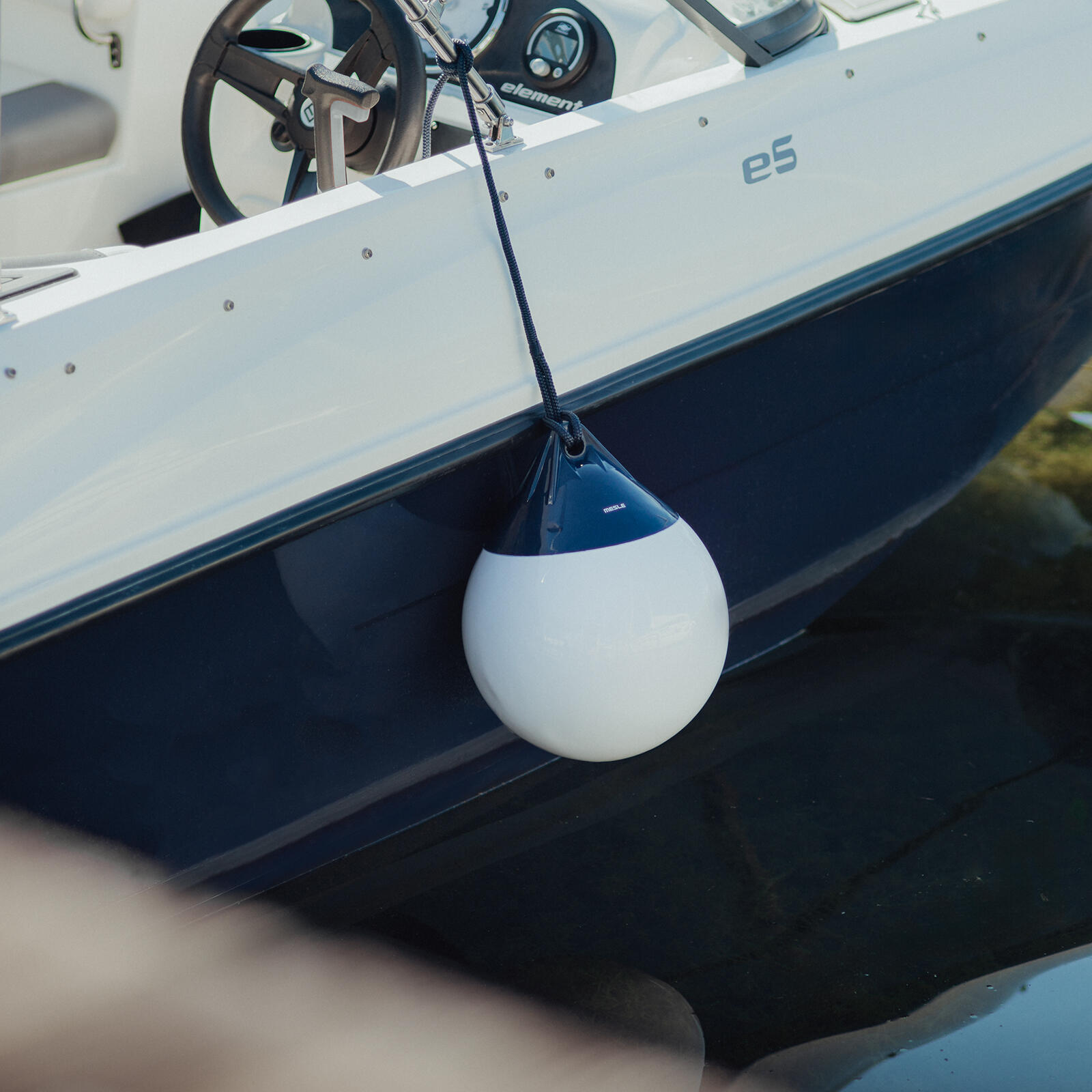 Pare-battage Plat Flottant En EVA 3 Couches - Bouée Marine Portable Avec Corde, Pour Protection Coque Bateau