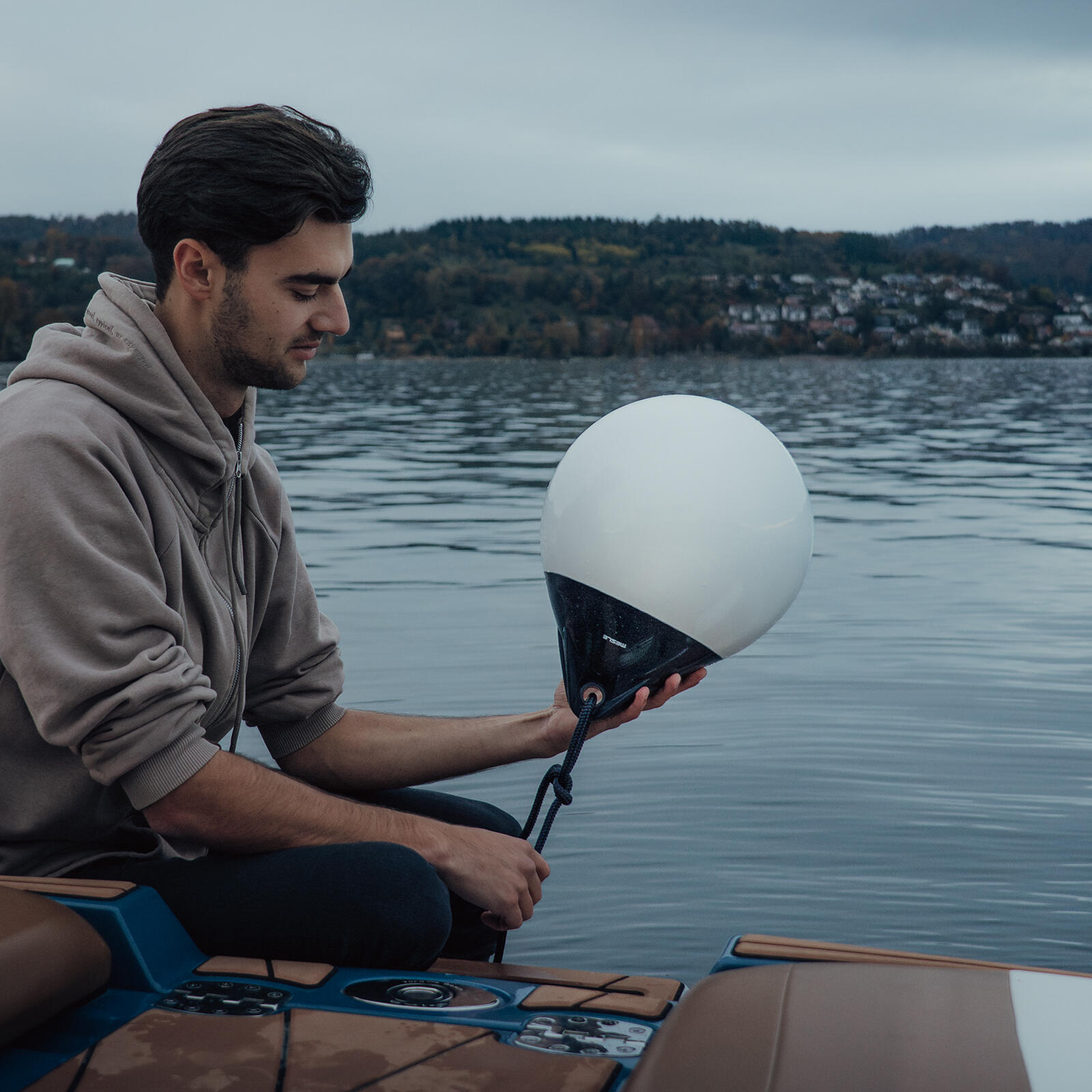 Pare-Battage Globe Lot de 2 ø 30 cm Bouée de Protection Bateau blanc 2/3
