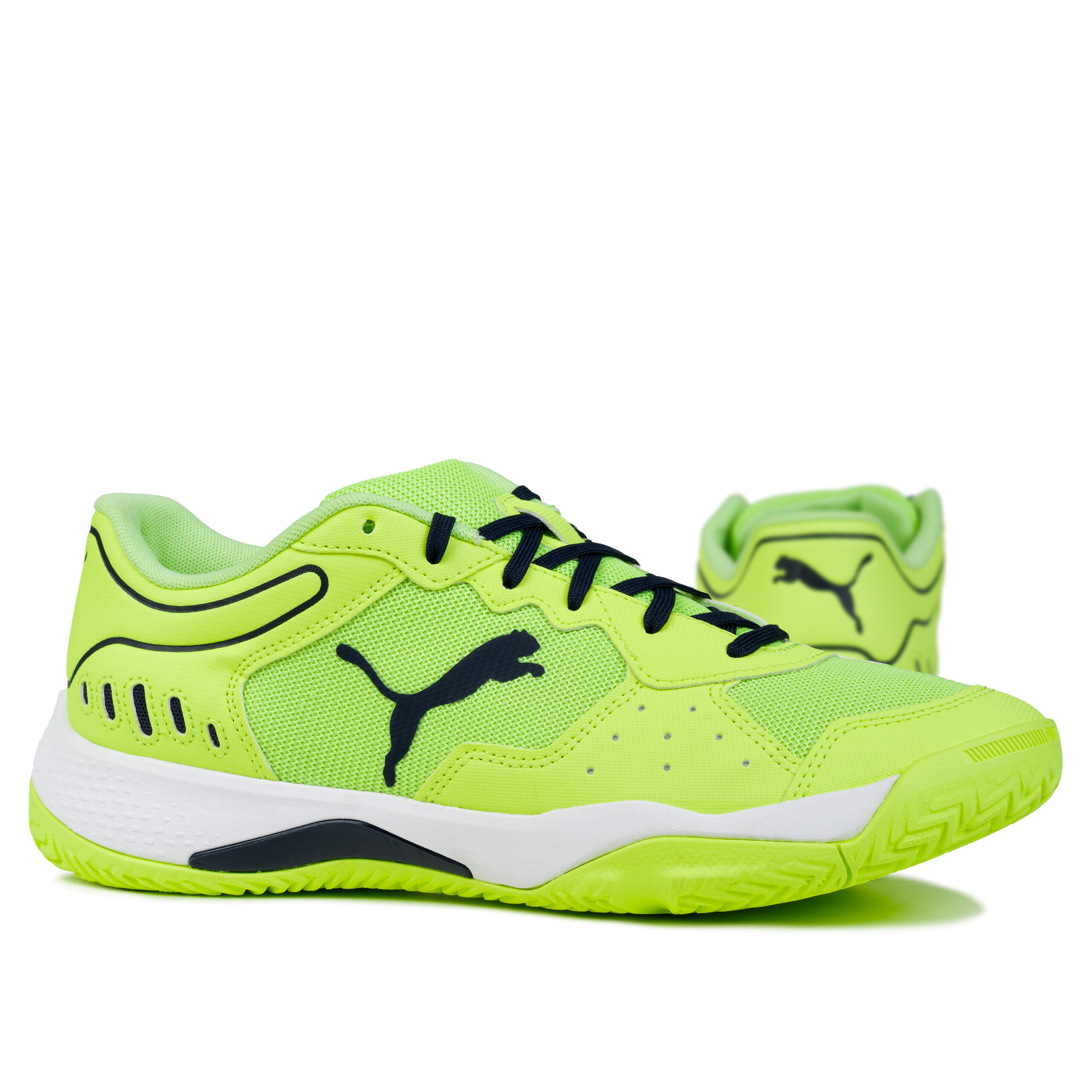 Solarsmash RCT padelschoenen PUMA Fast Yellow Navy White Blue 7/7