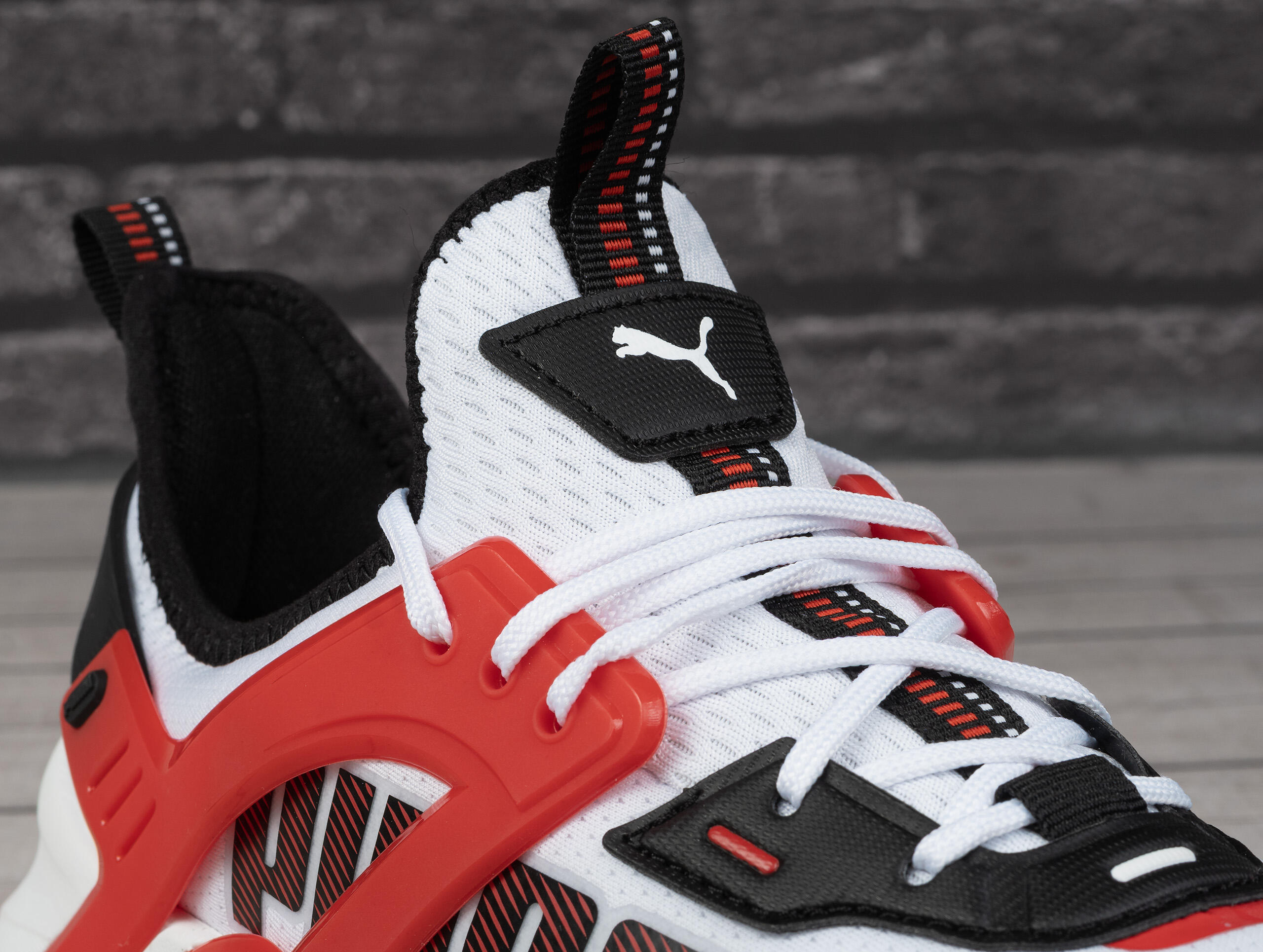 Sneaker Uomo Puma Pacer+ BIANCO/ROSSO/NERO 6/7