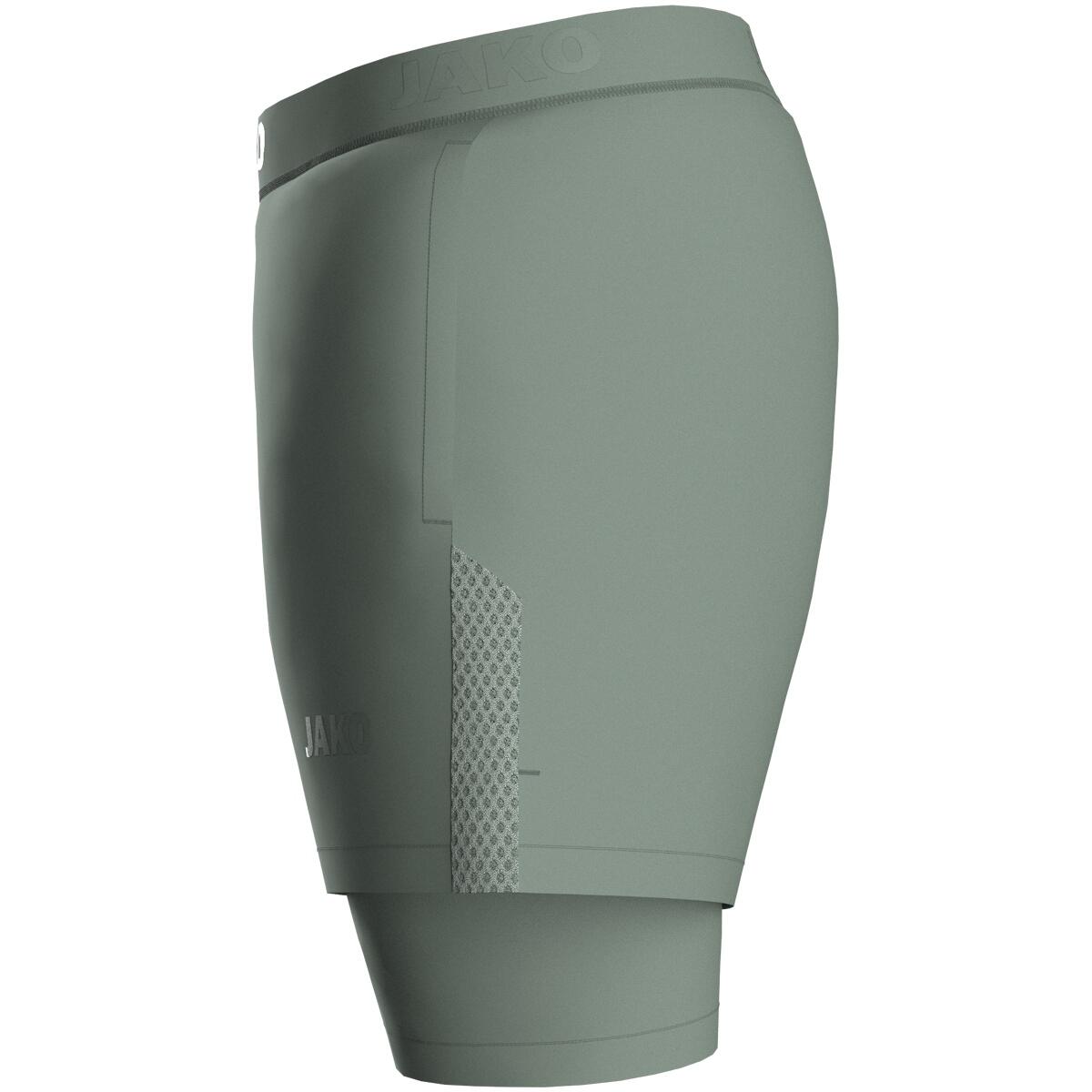 Jako Power 2-in-1 short dames - mintgroen 2/6