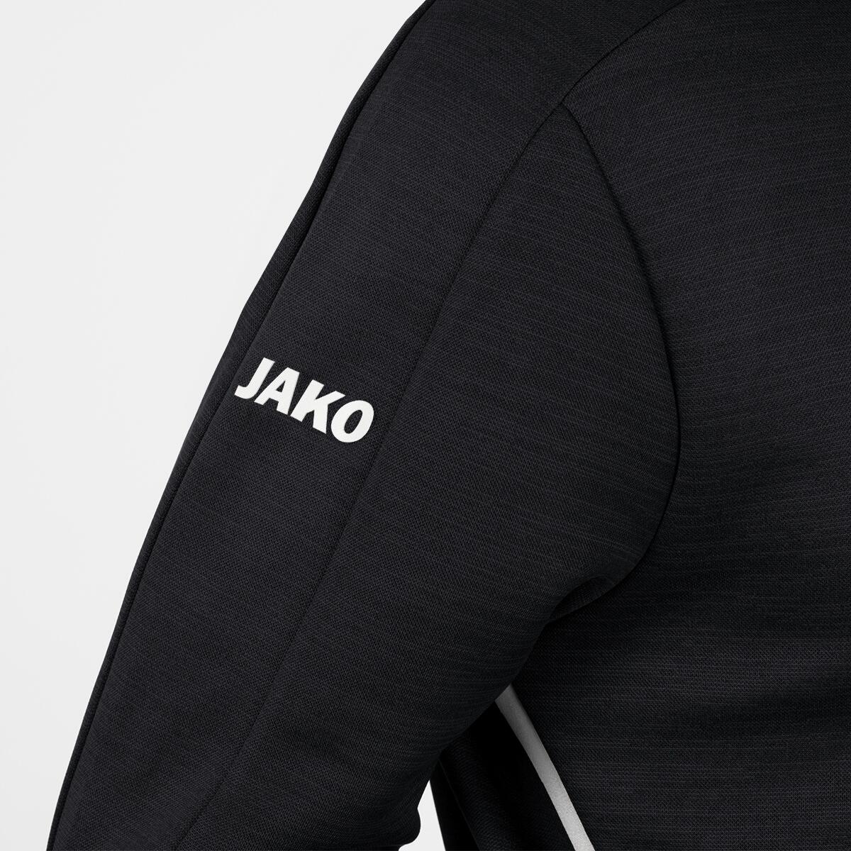 Jas Jako Challenge Zwart Gemêleerd / Wit 6/8