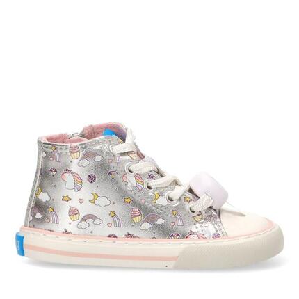 Deportivas Respetuoso/barefoot Niña Suela Plana - Modelo 49339 Plata