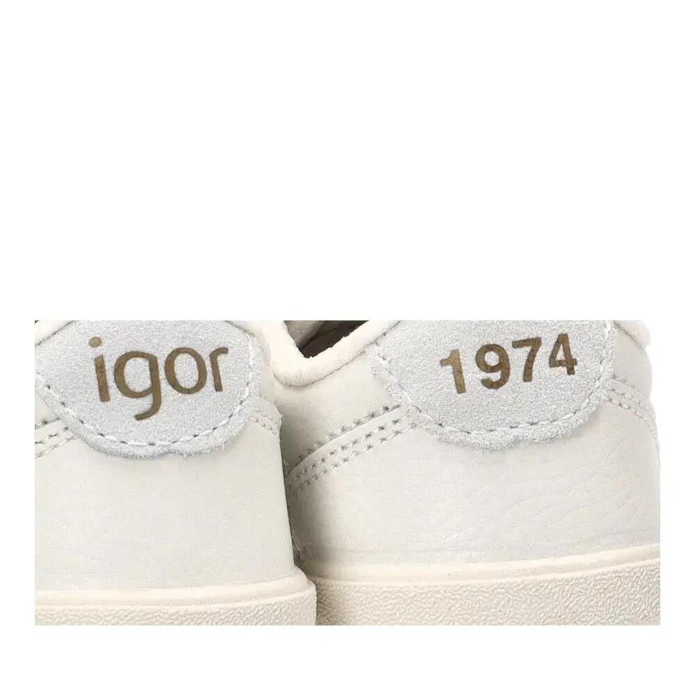 Baskets barefoot enfants - Sport - À scratch - Igor TENNIS - Blanc 6/6