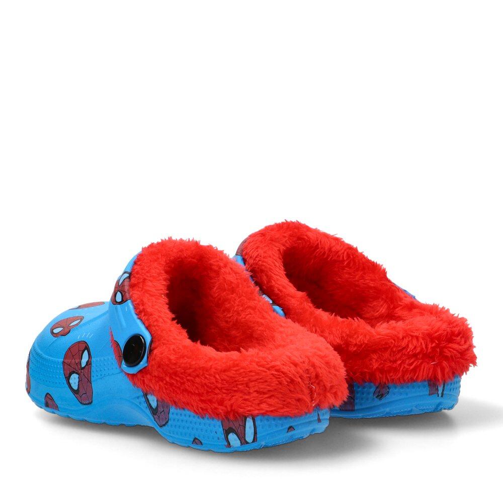 Zapatillas de Casa Zueco de Borreguillo Spiderman Niño 5/6