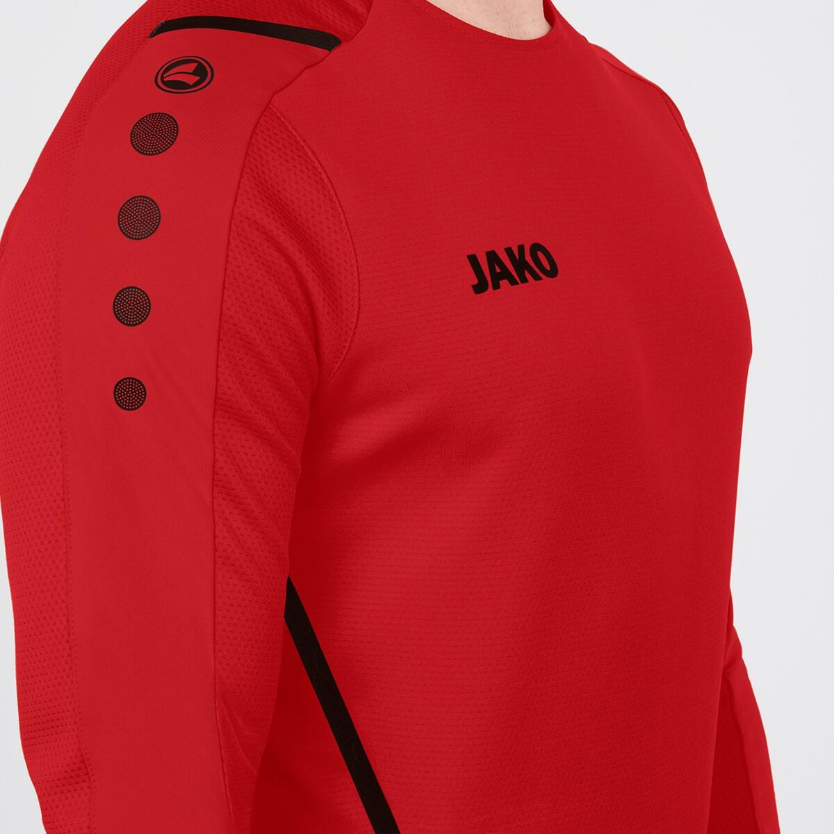 Pull sweat polaire homme Jako Sweat Challenge rouge 4/13