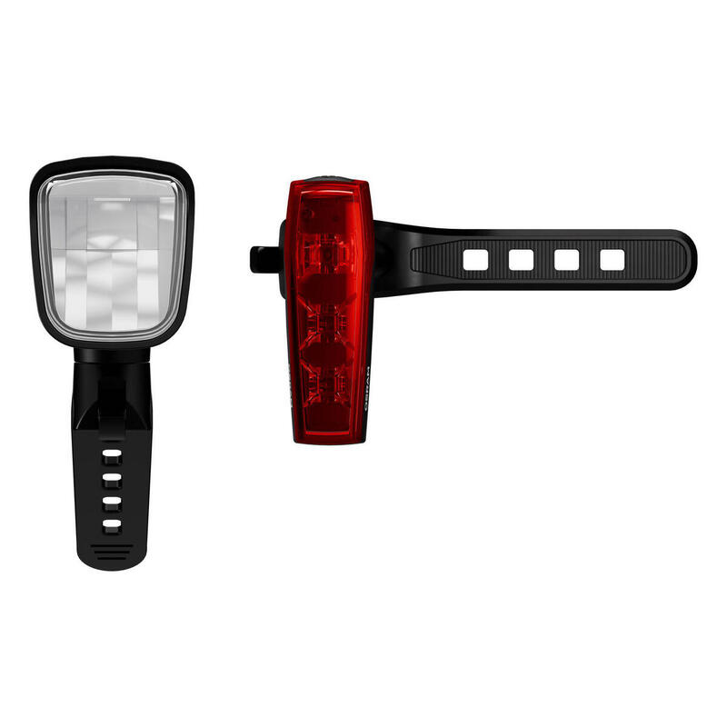 Set lampă led bicicletă race 80