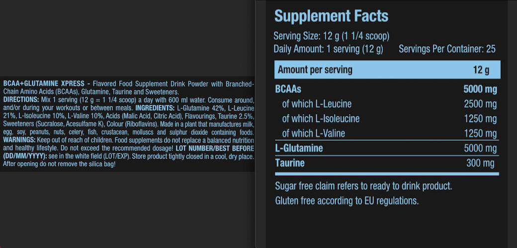 Scitec Nutrition BCAA + Glutamina Xpress 300 Gr 3/5