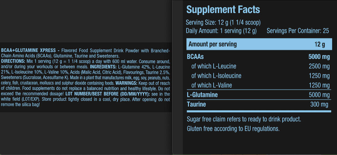 BCAA/Glutammina - BCAA + Glutamine Xpress - Mojito 3/3