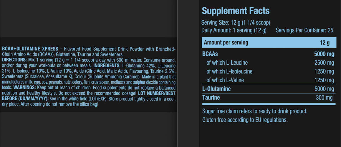 BCAA/Glutammina - BCAA + Glutamine Xpress - Mela 3/3