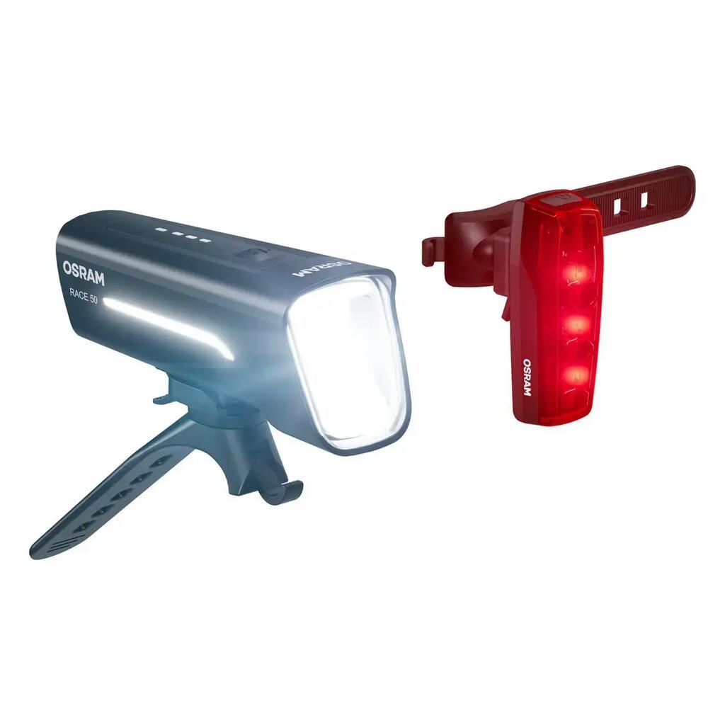 Unisex Cycling Light Set LED RACE 50 OSRAM