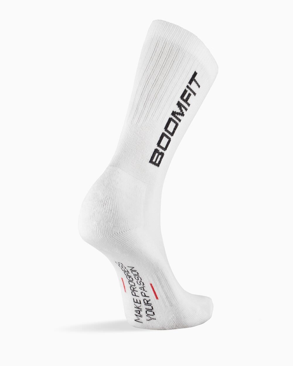 Calzini sportivi bianchi (taglia 36-41) - BOOMFIT 2/5