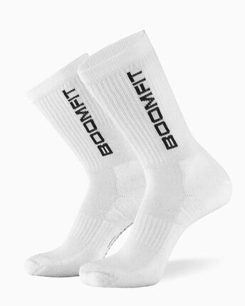 Weiße Sportsocken (Größe 41-46) - BOOMFIT