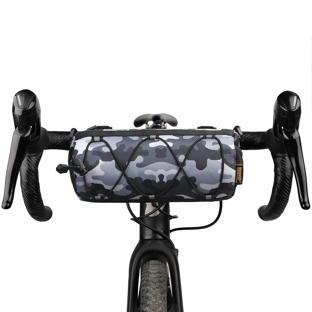 Sacoche guidon vélo 900D polyester étanche, rangement avant 2/7