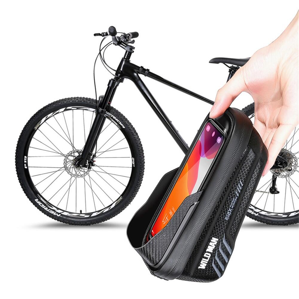 Borsa anteriore tubo bici 1L impermeabile con schermo TPU smartphone 7/7