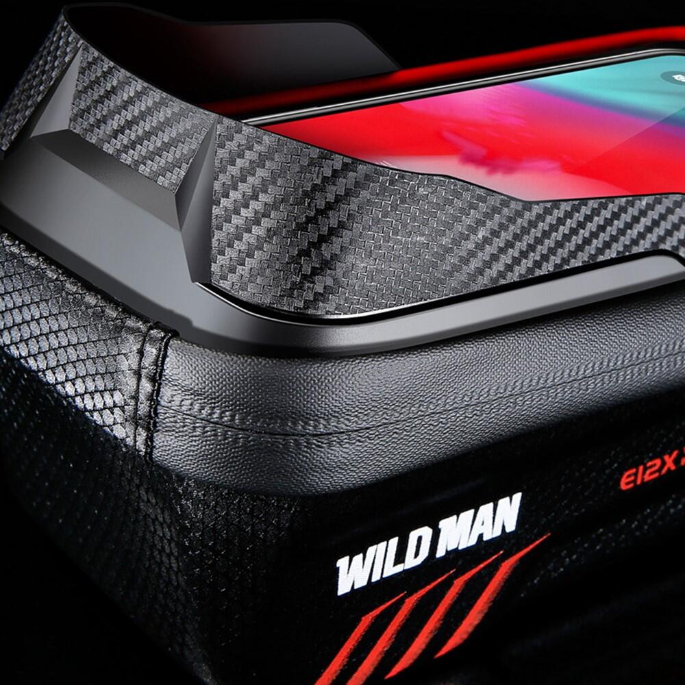 Borsa anteriore tubo bici 1L impermeabile con schermo TPU smartphone 6/7