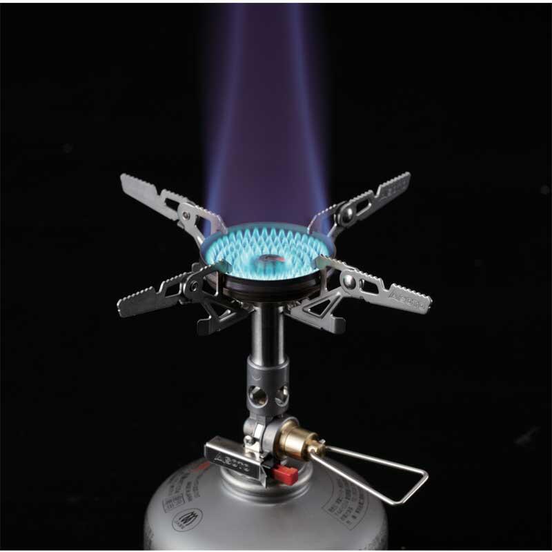 Réchaud gaz Soto WindMaster Micro Regulator 87 g support 4Flex résistant au vent 4/6