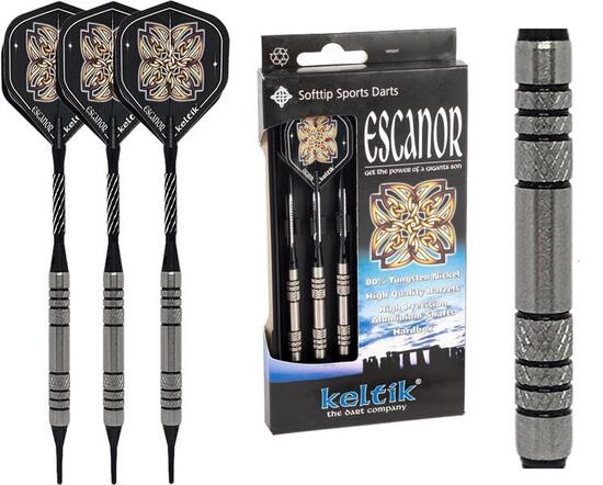 Softdart Soft Dart Pfeile Keltik Escanor 16 g - 80% Tungsten