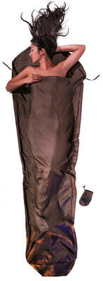 Wkładka do śpiwora cocoon mummyliner - silk - muddy elephant