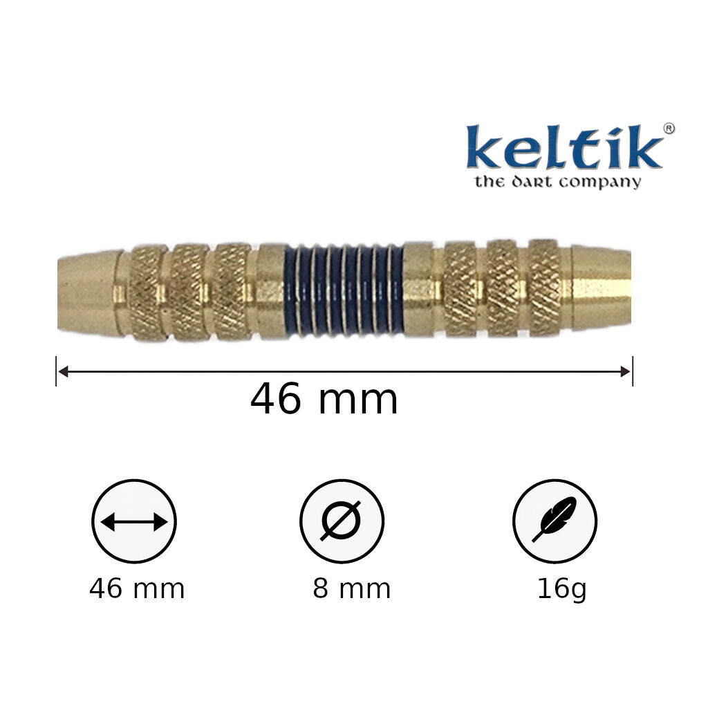 Softtip dartpijlen Keltik Dragon Blue 16 g 4/6