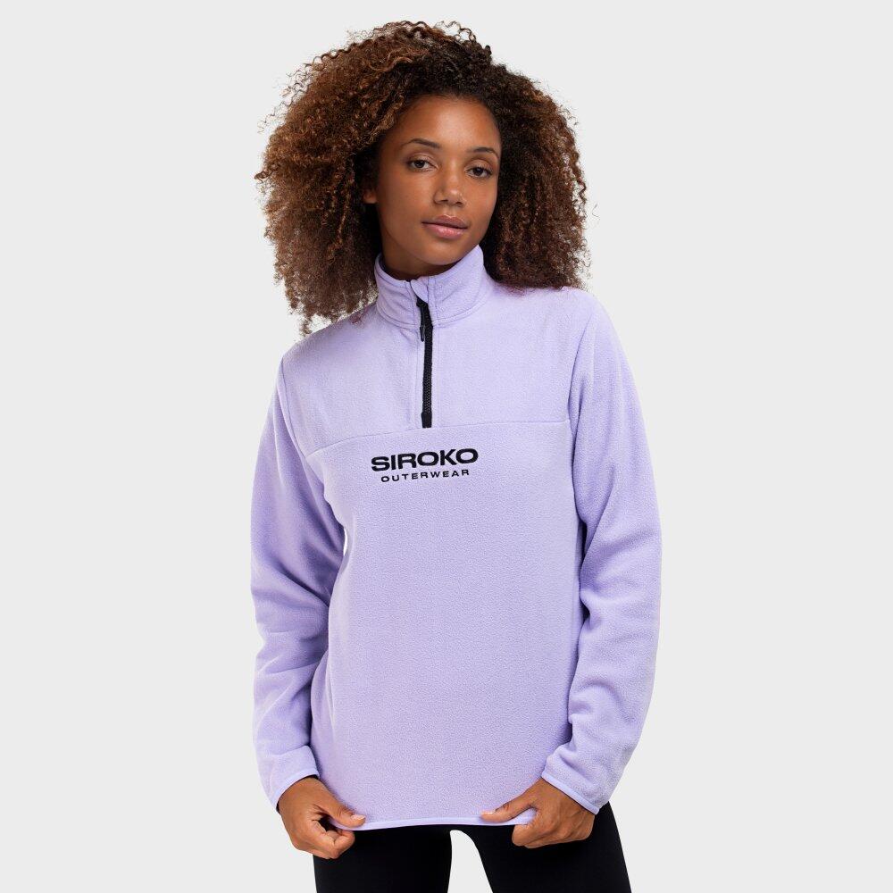 Damen Fleece-Pullover Aurora-W Lavendel Polyester 280 g/m² 2/7