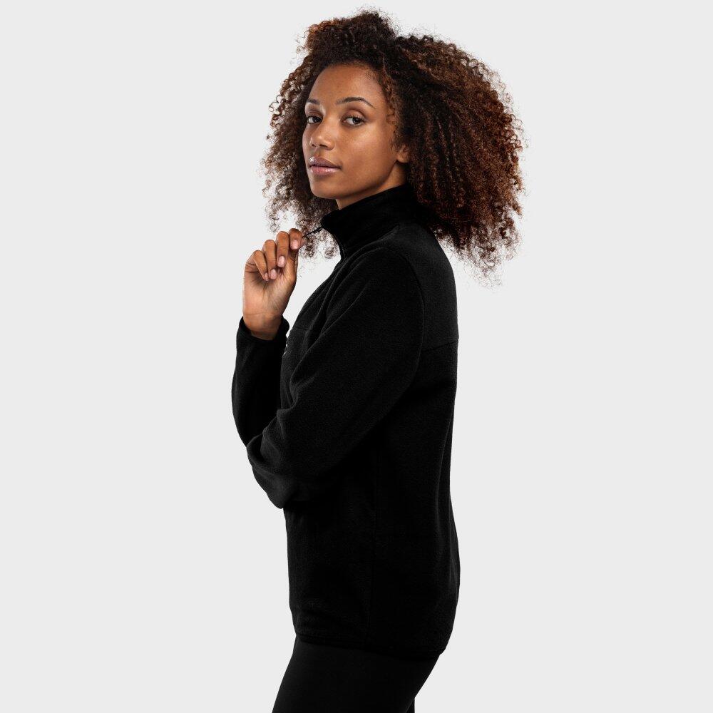 Pull polaire Shadow-W femme Noir polyester 280 g/m² Demi-zip 4/7