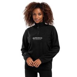 Pull polaire épais femme Sports d'hiver Shadow-W Noir