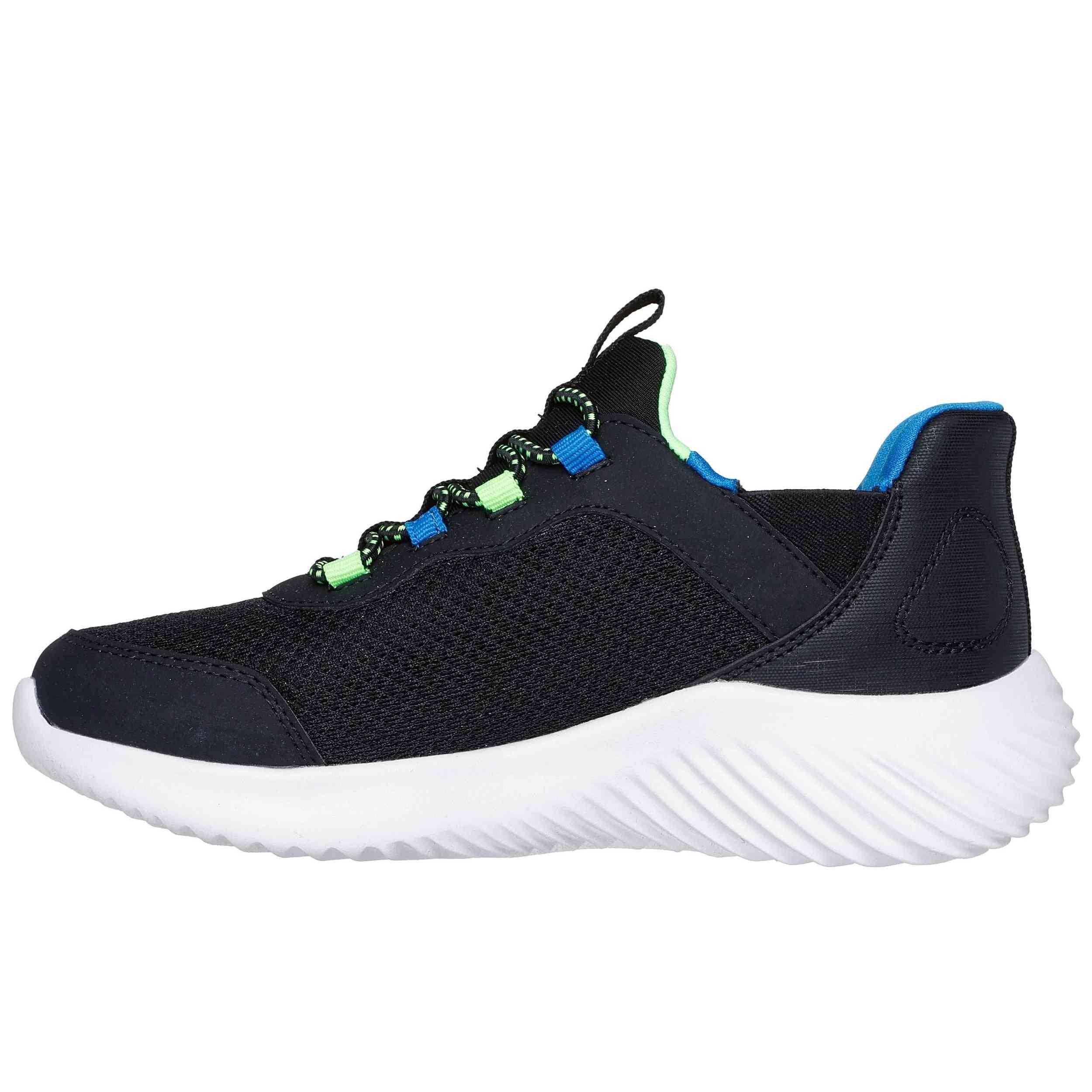 Sapatilhas Skechers Menino Bounder - Brisk-Burst Pretas 5/5