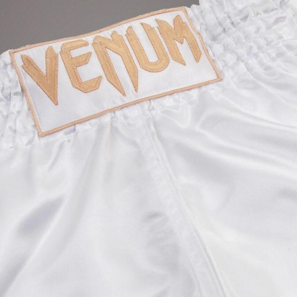 Venum Spodenki Muay Thai Classic Białe/Złote