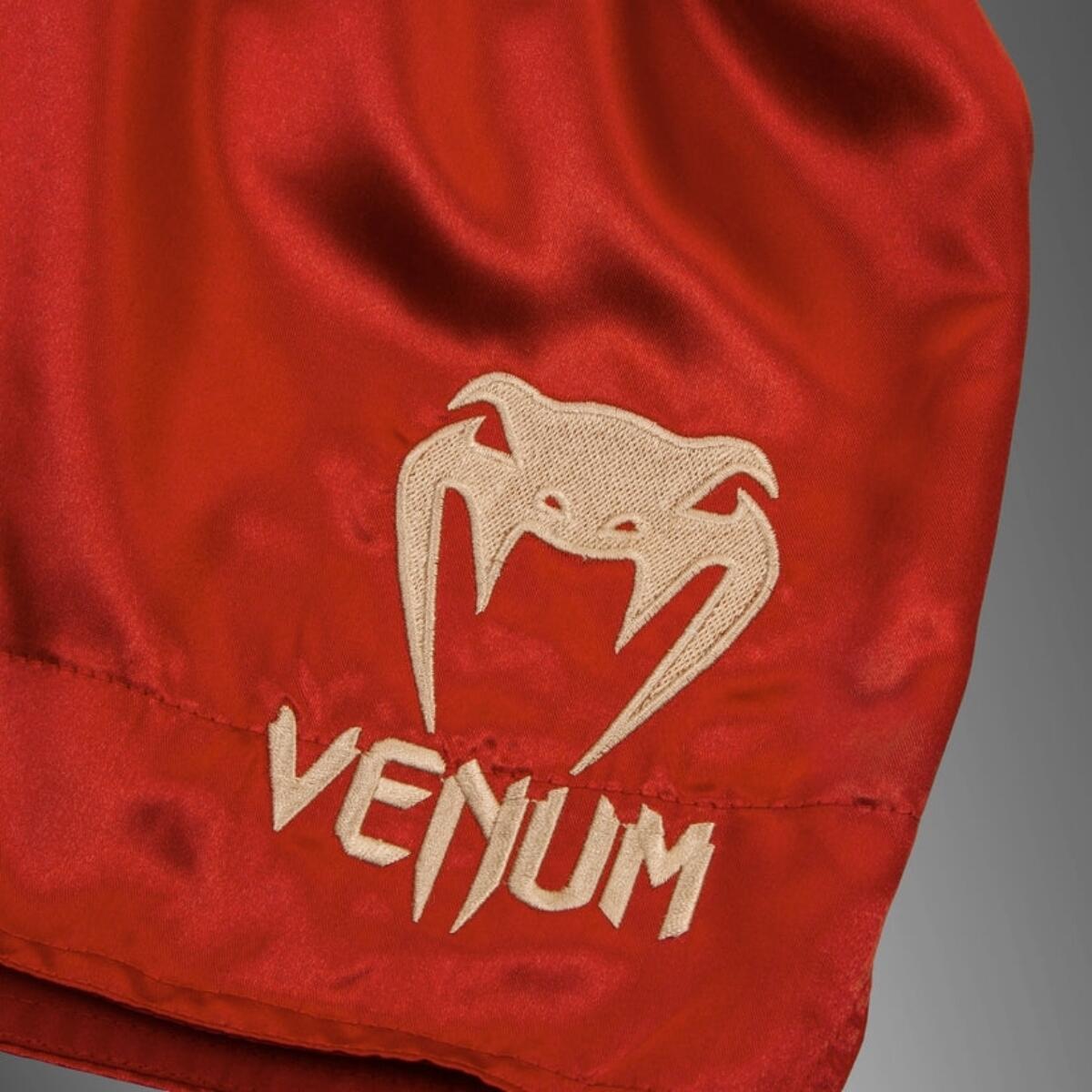 Venum Classic Muay Thai Shorts Bordeaux/Gold XXL 2/5