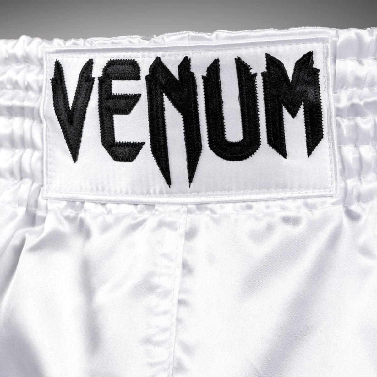 Venum Classic Muay Thai Shorts White/Black S 3/5