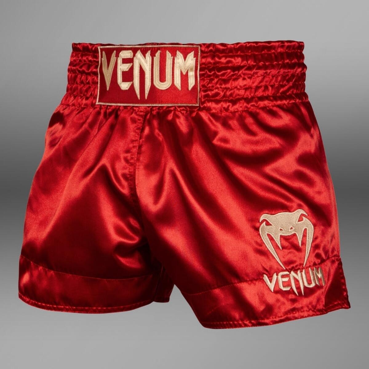 VENUM Venum Classic Muay Thai Shorts Bordeaux/Gold S