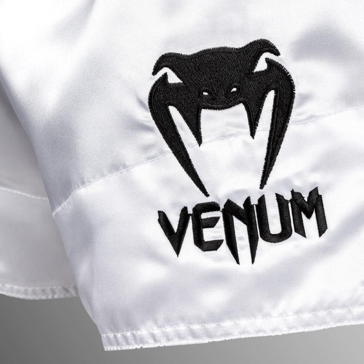 Venum Classic Muay Thai Shorts White/Black S 2/5