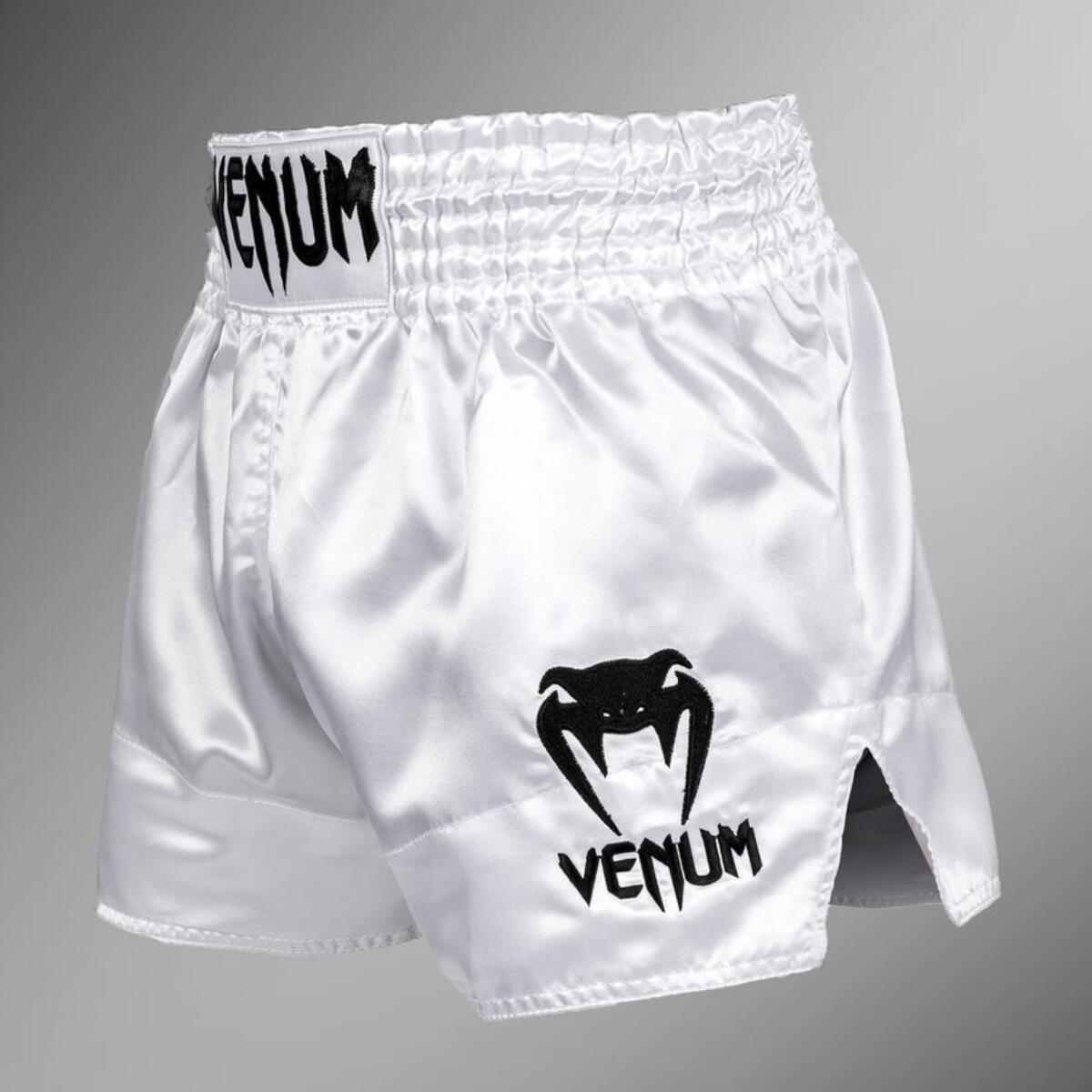 Venum Classic Muay Thai Shorts White/Black S 5/5
