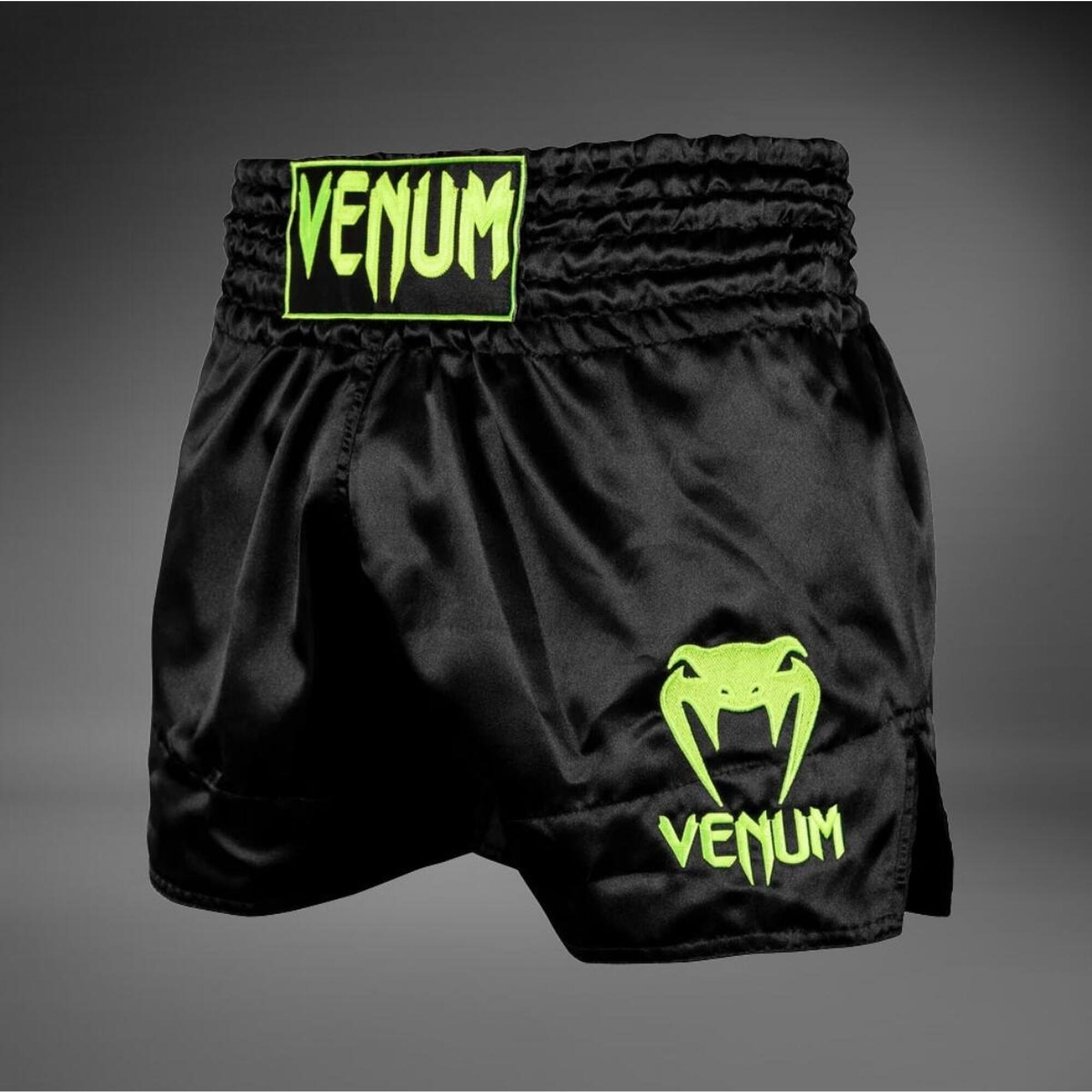 Venum Spodenki Muay Thai Classic Czarne/Zielone