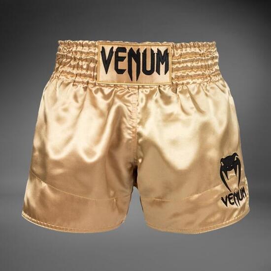 Venum Classic Muay Thai Shorts Gold/Black S