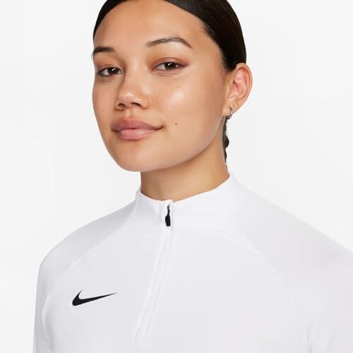 Nike Top Dri-FIT Strk23 Mezza Zip Donna Bianco/Grey/Nero M 4/5